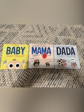 Baby board book set by Jimmy Fallon - Baby, Mama, and Dada
